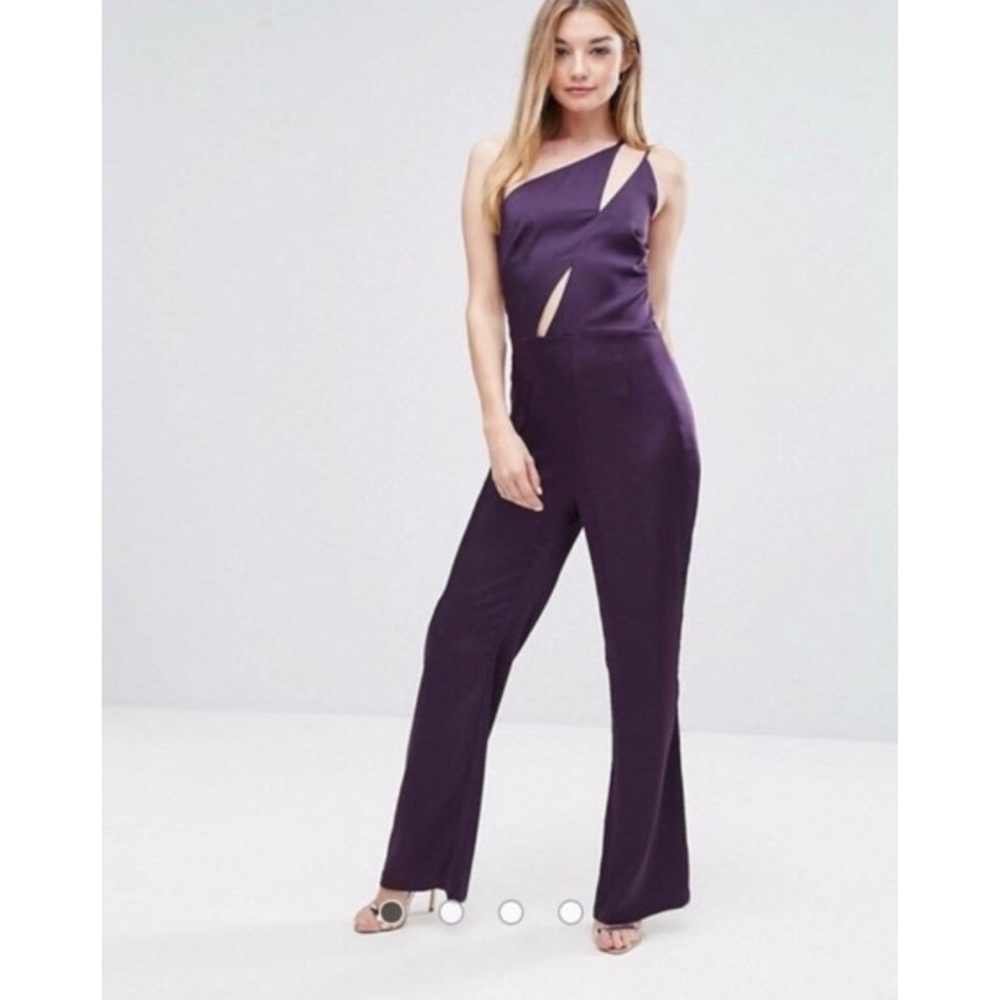 NWT- One Shoulder Formal Jumpsuit perfect for homecoming